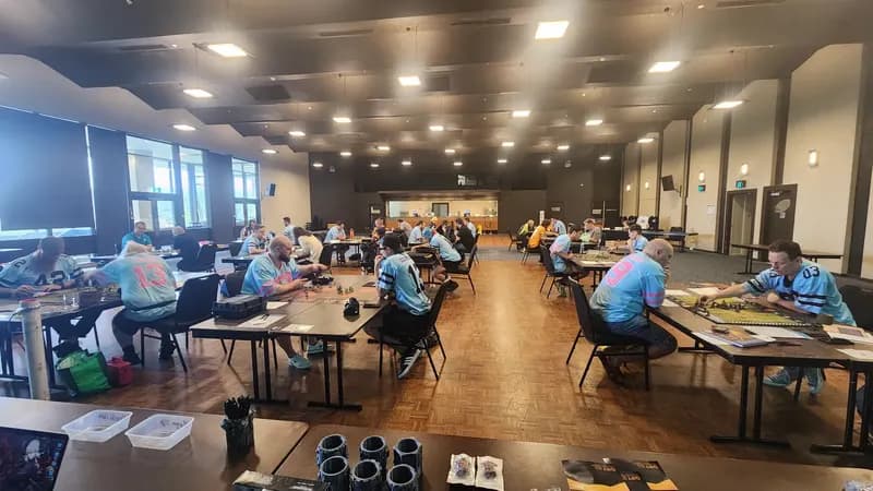Doors open — the hall at Central Coast Leagues Club