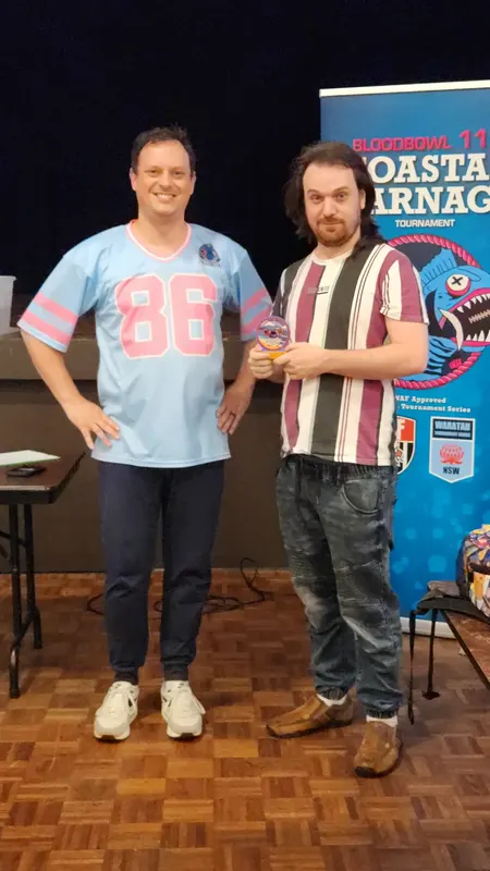 Taking home a trophy