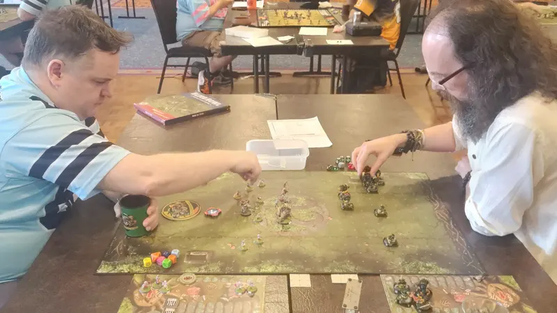 Making the play on Table 10