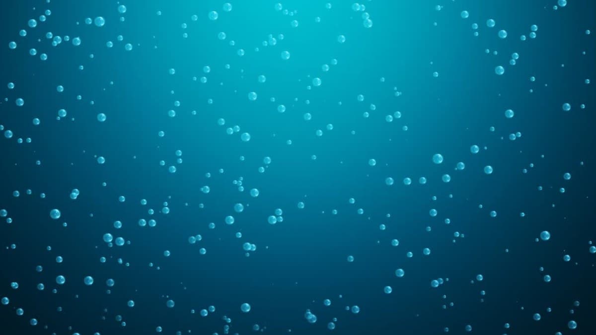 Underwater bubbles background art
